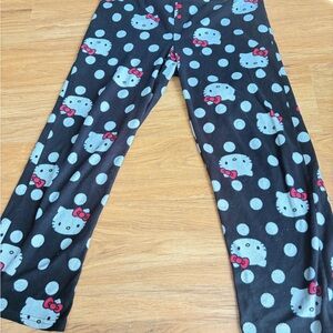 Hello Kitty Pink and Black Pajama Pants